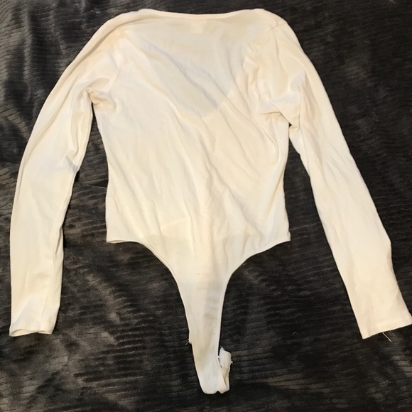 White V-Neck body suit! - Picture 2 of 2